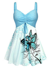 Load image into Gallery viewer, Butterfly Print Dress
