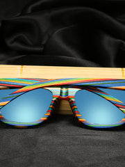 Load image into Gallery viewer, Wooden frame Sunglasses
