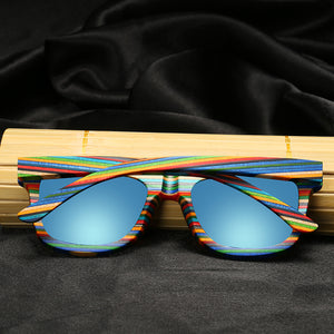 Wooden frame Sunglasses