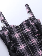 Load image into Gallery viewer, Gothic Plaid Dress
