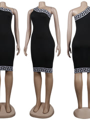 Load image into Gallery viewer, One-Off Shoulder Dress
