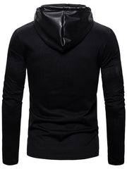 Load image into Gallery viewer, Faux Leather Hoodie
