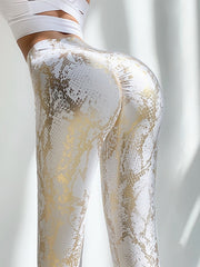 Load image into Gallery viewer, Snakeskin High Waist Leggings
