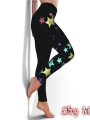 Load image into Gallery viewer, Cool Art Print Leggings
