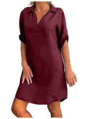 Load image into Gallery viewer, Long Shirt Dress
