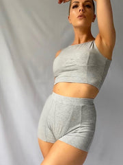 Load image into Gallery viewer, Short Sleeves Crop Top &amp; Shorts
