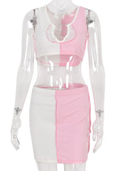 Load image into Gallery viewer, Crop Top &amp; Skirt
