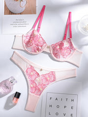 Load image into Gallery viewer, Floral Embroidered Lingerie Set
