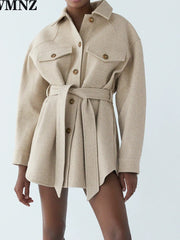 Load image into Gallery viewer, Loose Woolen Coat
