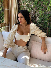 Load image into Gallery viewer, Lantern Sleeve Top
