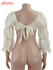 Load image into Gallery viewer, Lantern Sleeve Top
