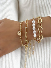 Load image into Gallery viewer, Assorted Pearl Bracelet Set
