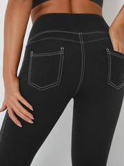 Load image into Gallery viewer, High Waist Denim Leggings
