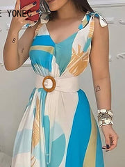 Load image into Gallery viewer, Elegant Tropical Style Dress
