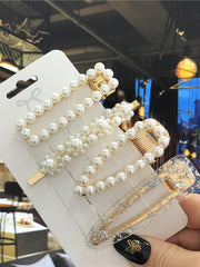Load image into Gallery viewer, Handmade Pearl Hair Clips
