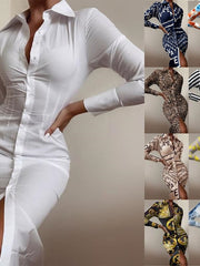 Load image into Gallery viewer, Long Shirt Dress
