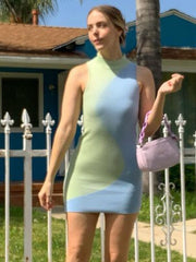 Load image into Gallery viewer, Halter Mini Dress