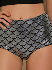 Load image into Gallery viewer, Sexy Mermaid Fish Scale shorts
