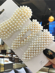 Load image into Gallery viewer, Handmade Pearl Hair Clips
