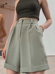 Load image into Gallery viewer, Pleated Dress Shorts
