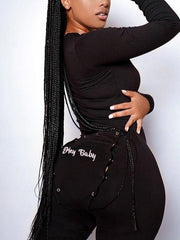 Load image into Gallery viewer, Long Sleeve Bodycon Jumpsuit
