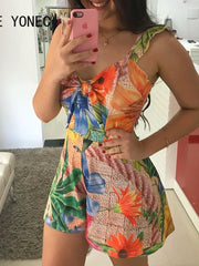 Load image into Gallery viewer, Floral Print Romper
