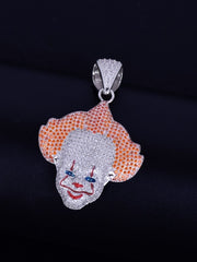 Load image into Gallery viewer, Clown Pendant Necklace
