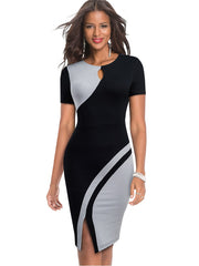 Load image into Gallery viewer, Elegant Two Tone Dress
