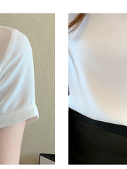 Load image into Gallery viewer, Asymmetrical Collar  Blouse
