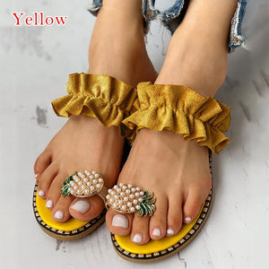 Pearl Pineapple Sandals
