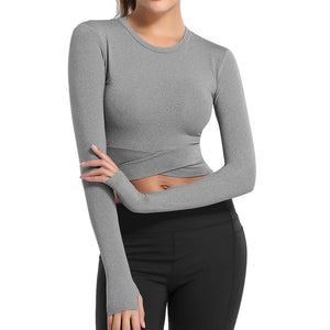  Long Sleeve Fitness Top