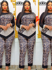 Load image into Gallery viewer, Leopard Print Two-Piece Set
