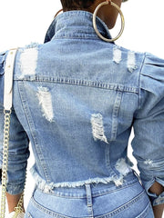Load image into Gallery viewer,  Solid Denim Jackets 
