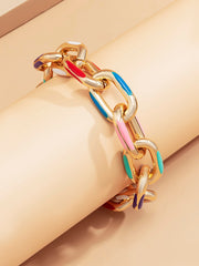 Load image into Gallery viewer, Colorful Painted Link Bracelet
