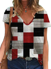 Load image into Gallery viewer, Loose V-Neck T-Shirt
