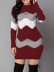 Load image into Gallery viewer, Long Sleeve Sweater Dress
