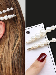 Load image into Gallery viewer, Handmade Pearl Hair Clips
