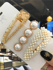 Load image into Gallery viewer, Handmade Pearl Hair Clips
