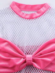 Load image into Gallery viewer, Mixed Style Mesh Bodysuit &amp; Pants Set
