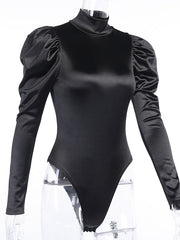 Load image into Gallery viewer, Long-Sleeve Velvet Bodysuit
