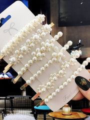 Load image into Gallery viewer, Handmade Pearl Hair Clips
