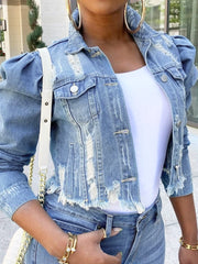 Load image into Gallery viewer,  Solid Denim Jackets 
