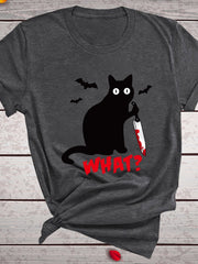 Load image into Gallery viewer, Murderous Black Cat T-Shirt
