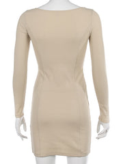 Load image into Gallery viewer, Square Neck Ribbed Dress
