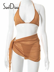 Load image into Gallery viewer, String Bikini with Matching Wrap
