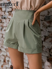Load image into Gallery viewer, Pleated Dress Shorts
