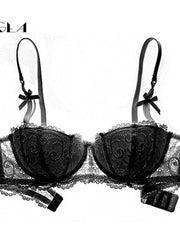 Load image into Gallery viewer, Half Cup Lace Bra
