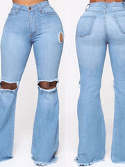 Load image into Gallery viewer, Jeans w/ Flared Legs
