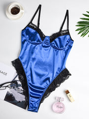 Load image into Gallery viewer, Bodysuit Lingerie w/ Lace Detail
