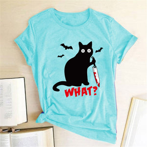Murderous Black Cat T-Shirt